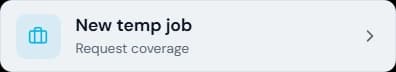 New temp job notification