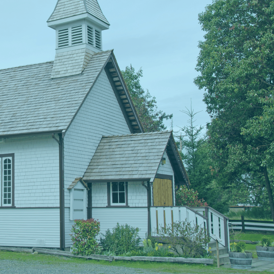 Old church in Parksville, British Columbia